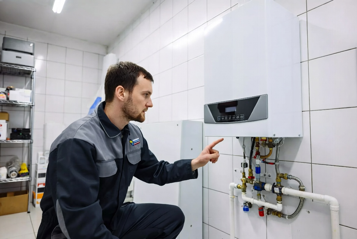 maintenance technique chaudière murale gaz par un chauffagiste certifié